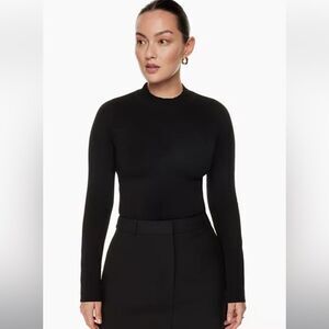 ARITZIA BABATON ASTRID SCULPT KNIT MOCKNECK LONGSLEEVE. Size 2XS